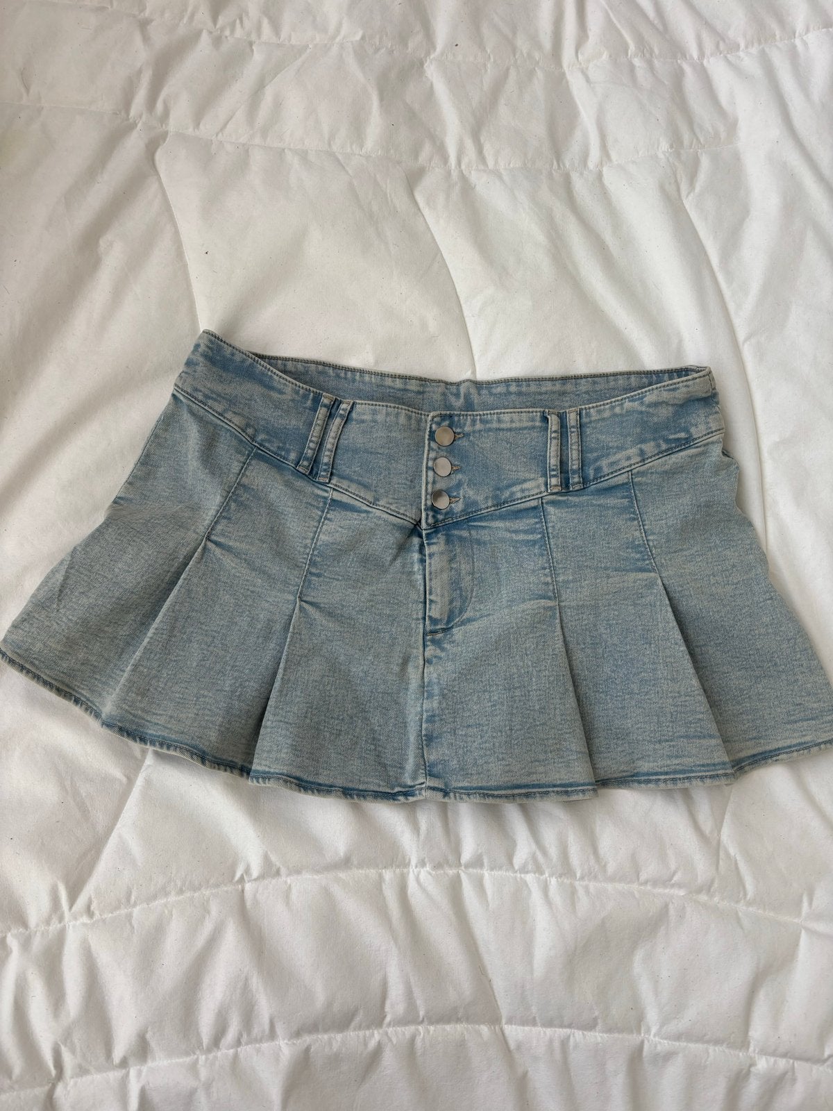 Y2K Look Denim Rok van H&M - Zo goed als nieuw, Blauw, Maat 42/44 (L), Ophalen of Verzenden, Zo goed als nieuw