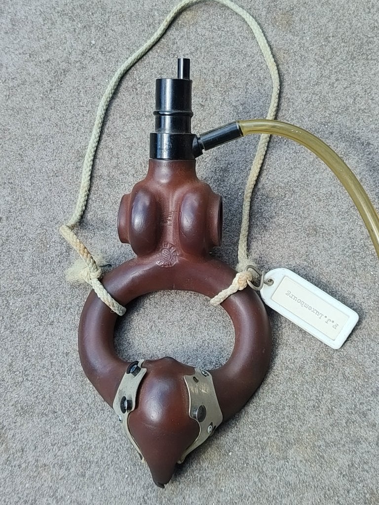 Historisch zuurstofmasker vliegenier, Ophalen of Verzenden, Gebruikt, Overige typen