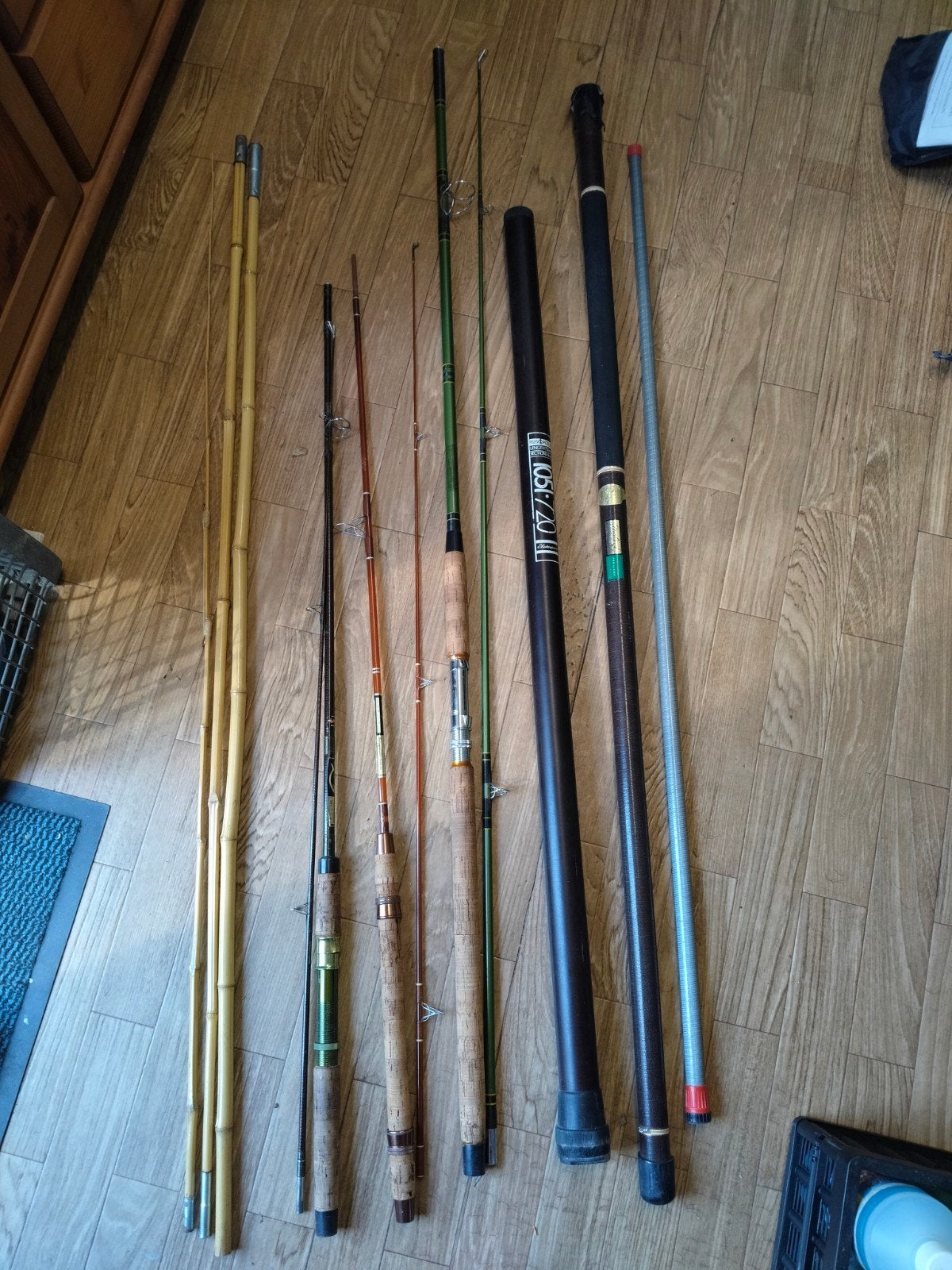Complete visuitrusting: hengels, molens, kunstaas en meer, Ophalen, Gebruikt, Complete hengel