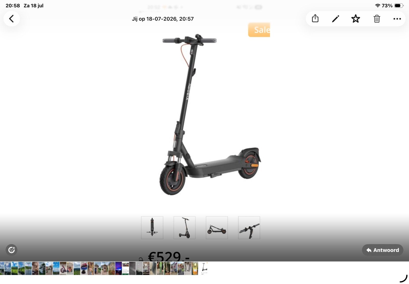 Gestolen op station terborg UPDATE, Fietsen en Brommers, Ophalen, Zo goed als nieuw, Elektrische step (E-scooter)