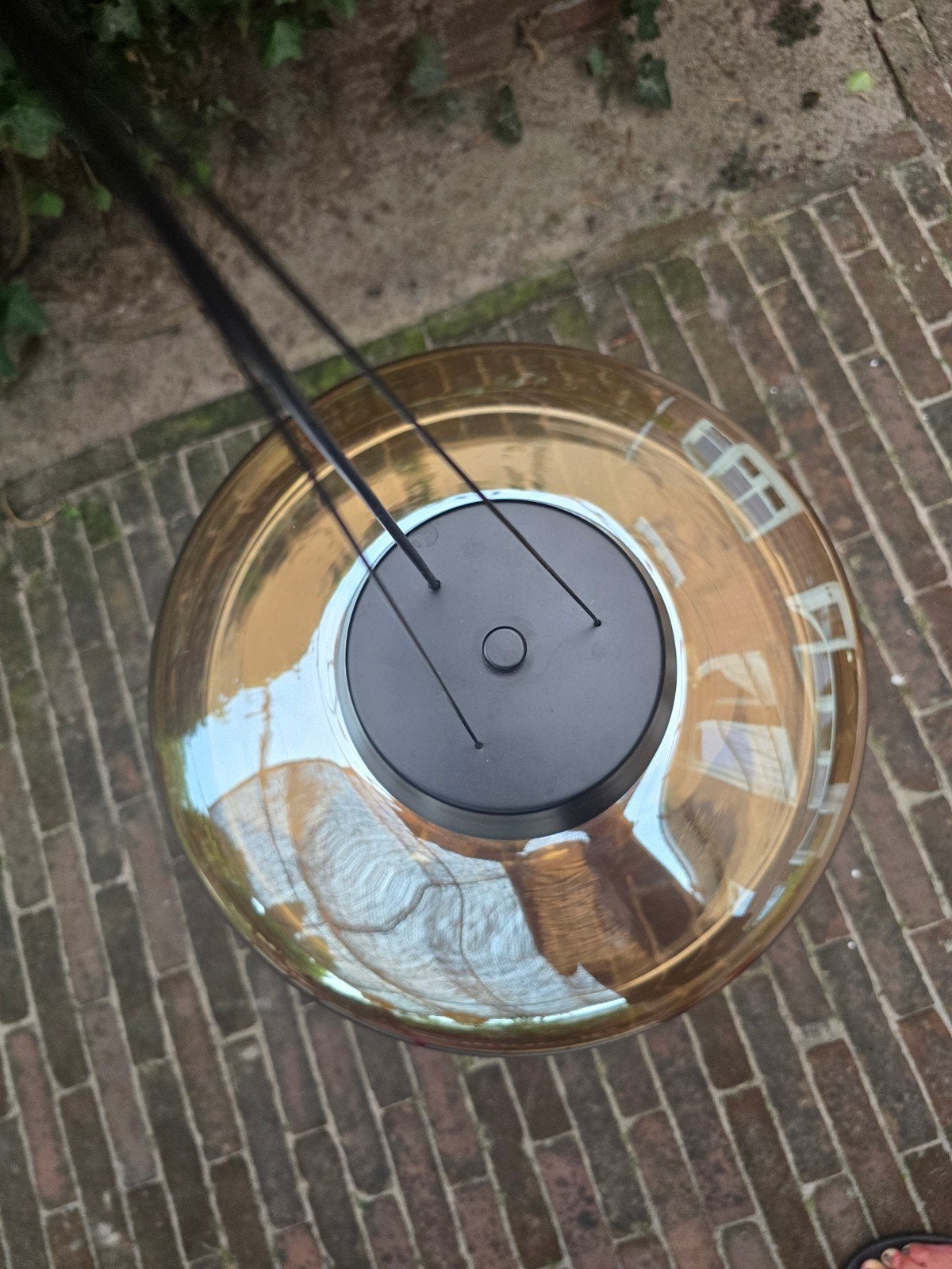 2 Moderne glazen Bauhaus-stijl hanglampen, Ophalen, Nieuw, Overige fittingen, Glas