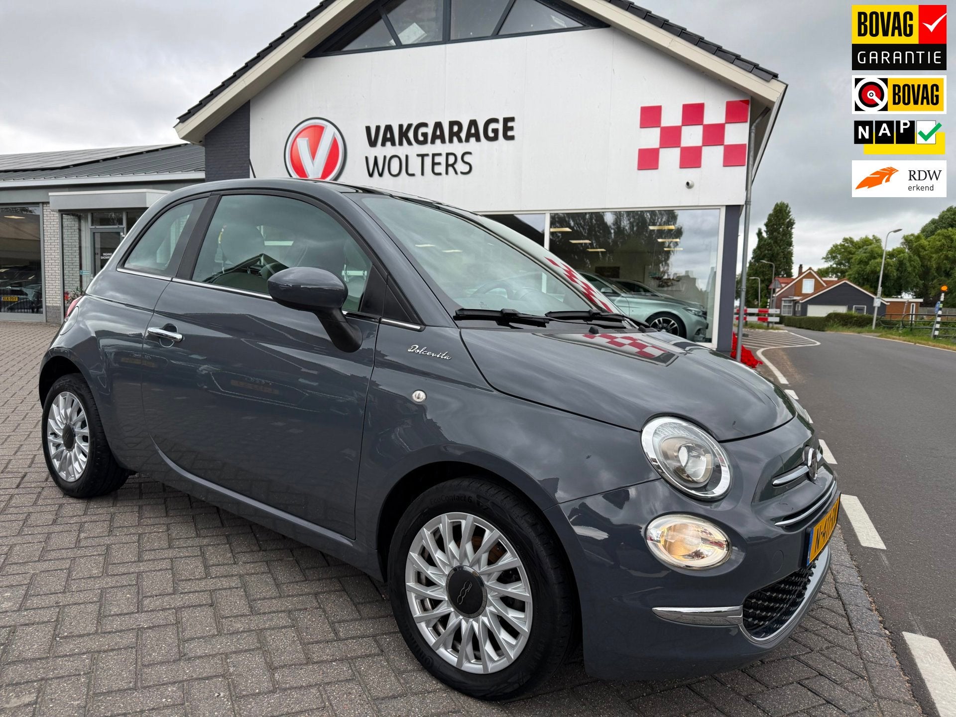 Fiat 500 1.0 Hybrid Dolcevita RIJKLAARPRIJS!, Auto's, Fiat, Voorwielaandrijving, 12 maanden, Euro 6, 4 stoelen