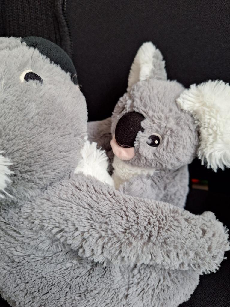 Mama koala met kind knuffel, Kinderen en Baby's, Speelgoed | Knuffels en Pluche, Overige merken, Overige karakters, Beer, Ophalen of Verzenden