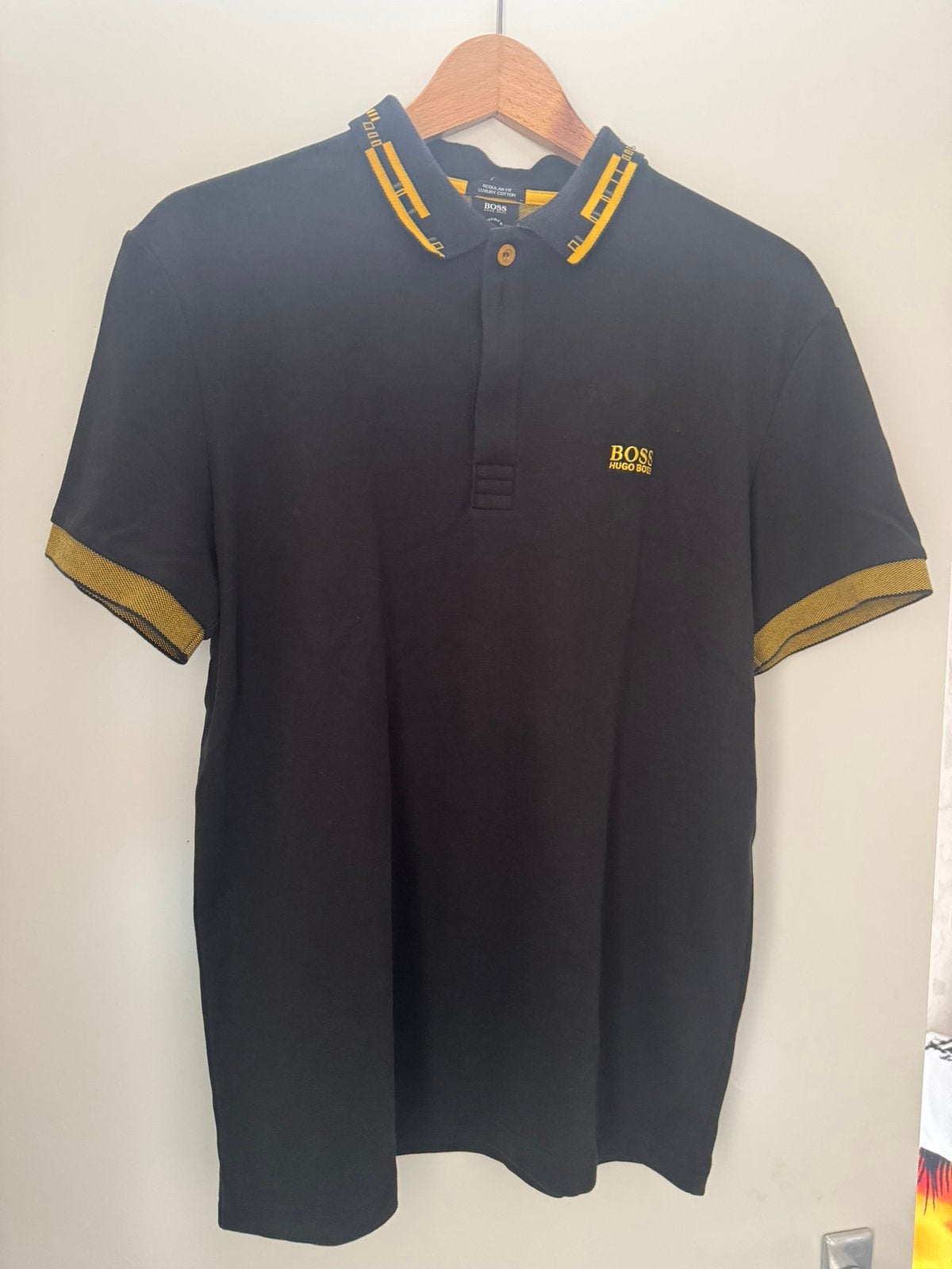 Hugo Boss Regular Fit Polo Heren Maat M, Ophalen of Verzenden, Zo goed als nieuw, Maat 48/50 (M), Zwart