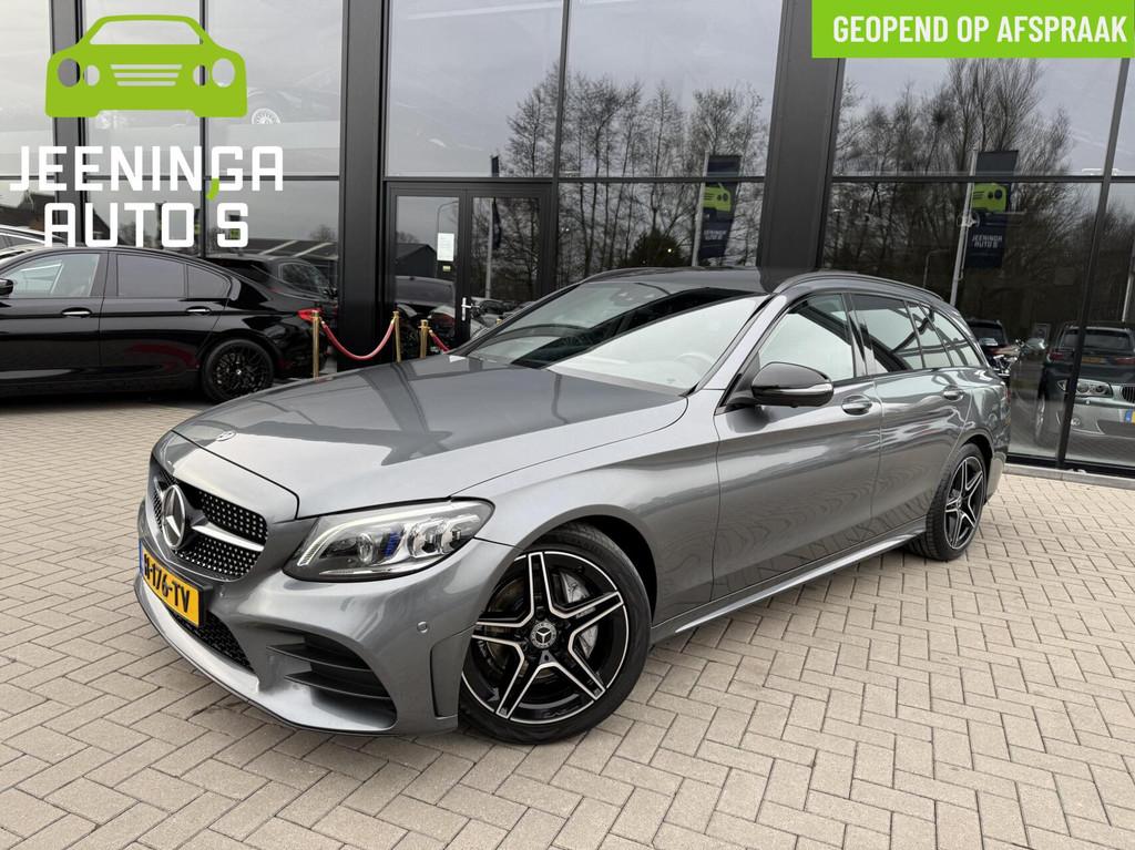 Mercedes C-klasse Estate 200 Business Solution AMG|Pano|Stoe, Auto's, Mercedes-Benz, Automaat, 4 cilinders, 1465 kg, 184 pk