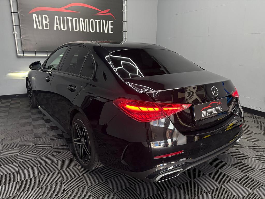 Mercedes-Benz C-klasse 180 AMG Line, Auto's, Mercedes-Benz, Automaat, Euro 6, 4 cilinders, Automatische klimaatregeling