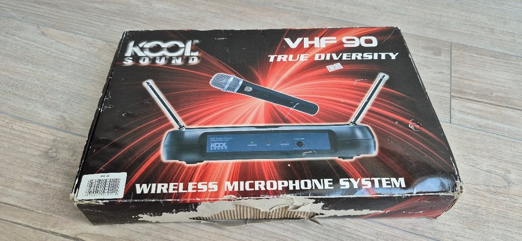 Draadloze Microfoon van KOOL sound VHF90, Ophalen of Verzenden, Zo goed als nieuw, Zangmicrofoon, Draadloos