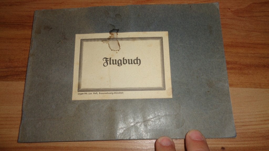 Wo2 Luftwaffe Flugbuch Techn. Insp. FT  , Verzamelen, Verzenden, Luchtmacht, Duitsland, Boek of Tijdschrift