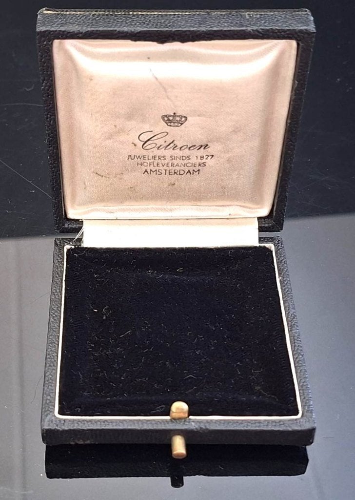 Prachtig Sieraden Etui Juwelier Citroen Amsterdam, Ophalen of Verzenden, Overige materialen, Overige typen