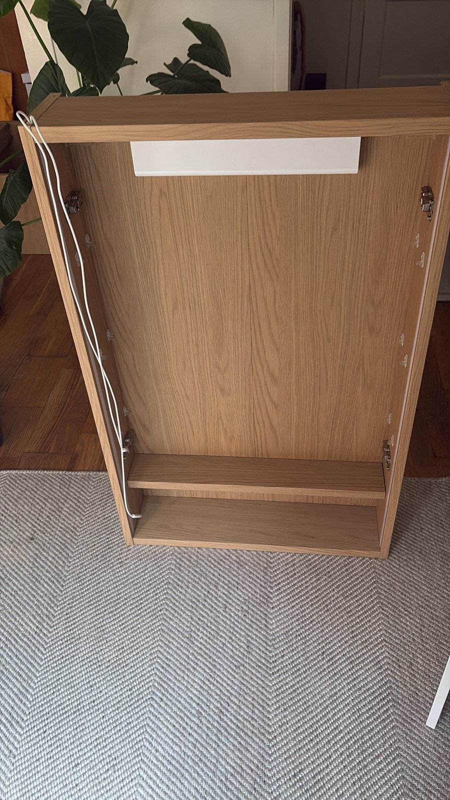 IKEA Faxalven spiegelkast - gemonteerd (ongebruikt), Huis en Inrichting, Ophalen, Minder dan 50 cm, Spiegelkast, Nieuw