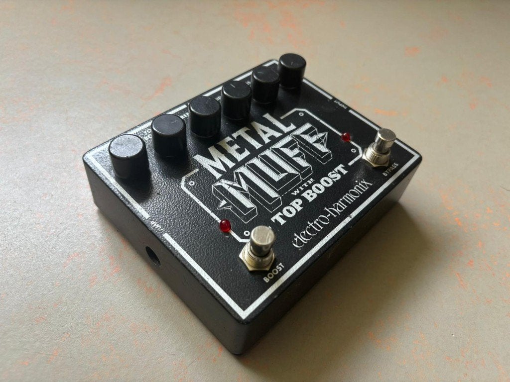 EHX Metal Muff (top boost), Muziek en Instrumenten, Effecten, Ophalen of Verzenden, Zo goed als nieuw, Distortion, Overdrive of Fuzz