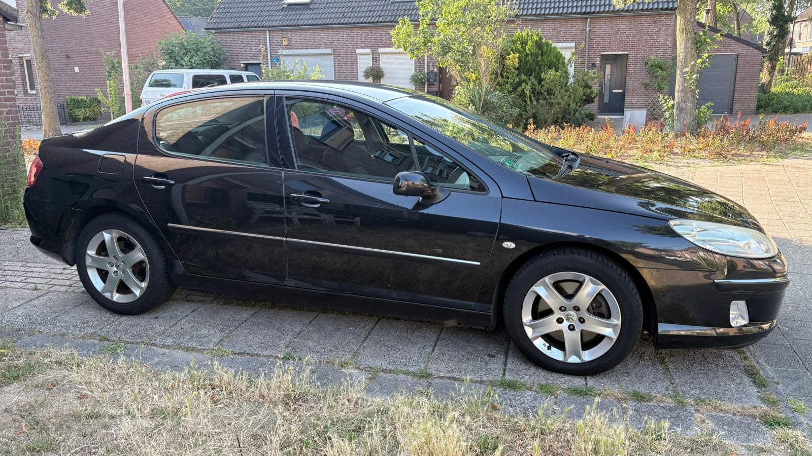 Peugeot 407 2.2 16V AUT 2007 Zwart, Auto's, 1800 kg, 2230 cc, 4 cilinders, Particulier