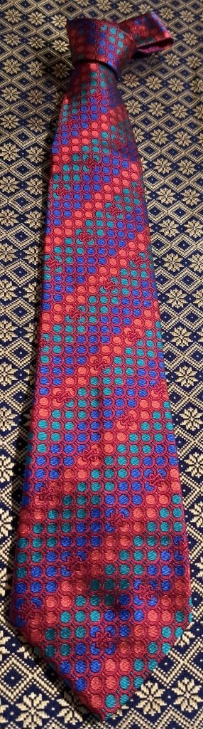 Ahold stropdas rood-groen-blauw Albert Heijn, Ophalen of Verzenden, Nieuw, Gebruiksvoorwerp