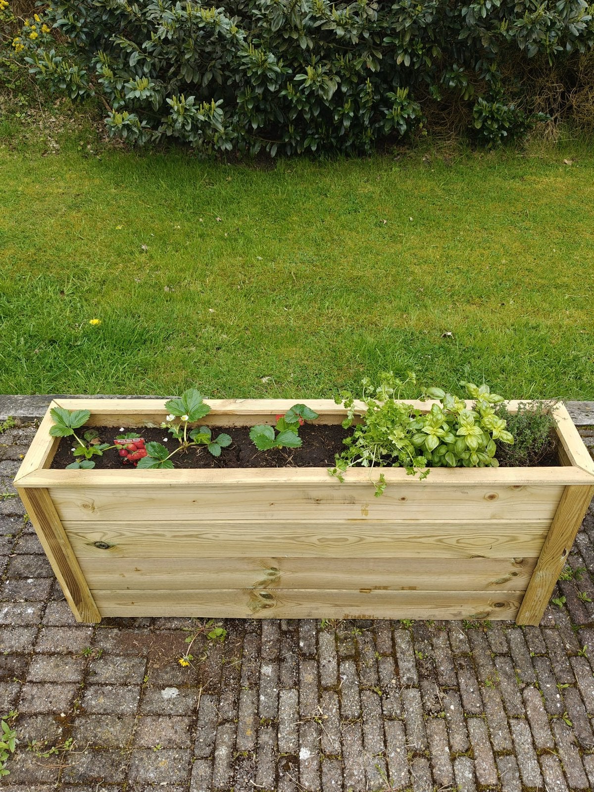 Handgemaakte bloem bak, Tuin en Terras, Minder dan 30 cm, Rond, Nieuw, Ophalen of Verzenden