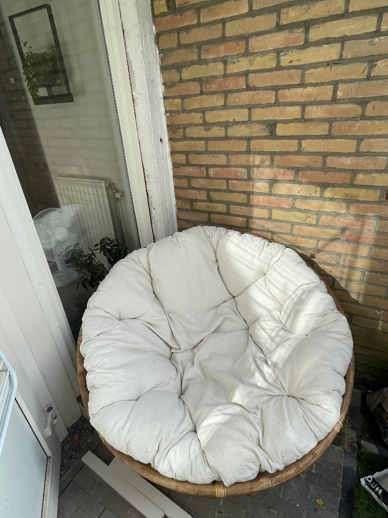 Loungestoel Papasan, Tuin en Terras, Rotan, Nieuw, Loungeset, Stoel