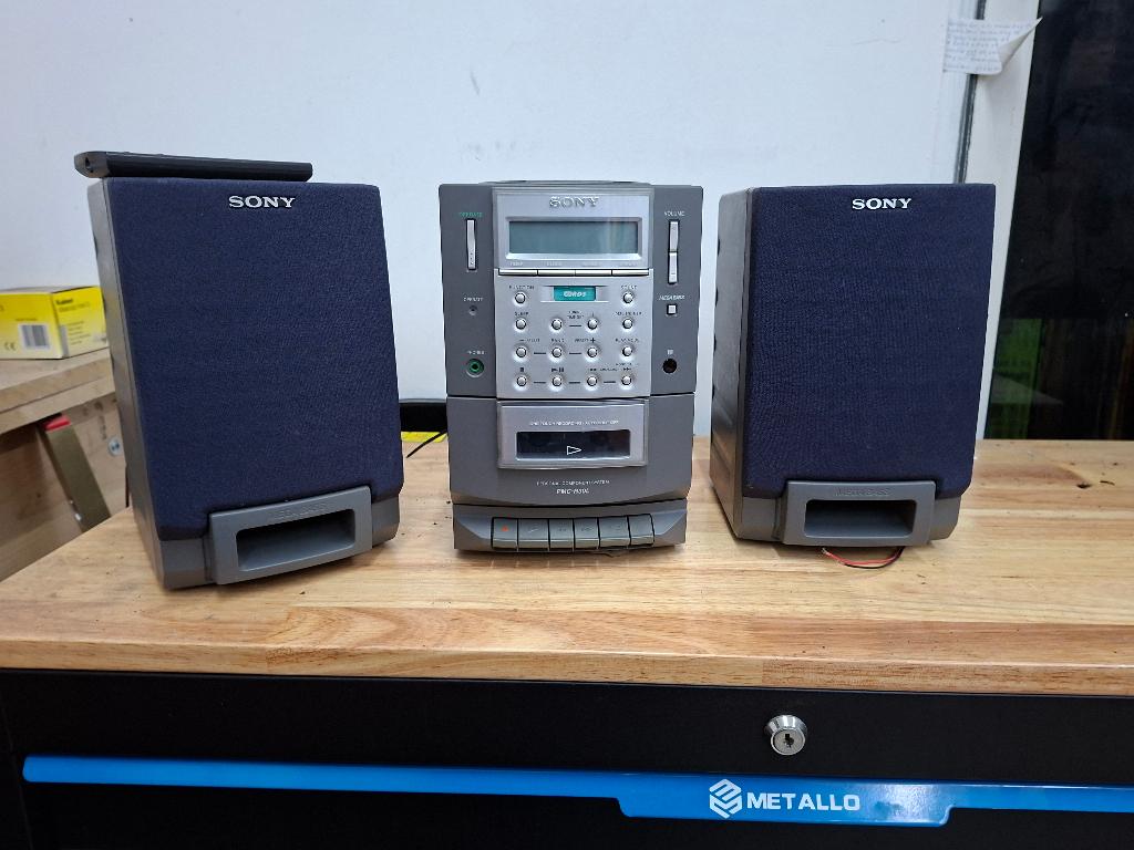 complete mini stereo van sony met afstandsbediening, Overige merken, Microset, Refurbished, Ophalen of Verzenden