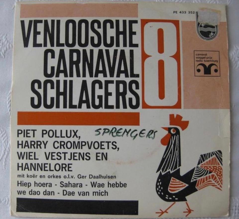 Singeltje Venloosche Carnaval Schlager 8 EP, Cd's en Dvd's, Vinyl | Verzamelalbums, Zo goed als nieuw, Overige formaten, Ophalen of Verzenden