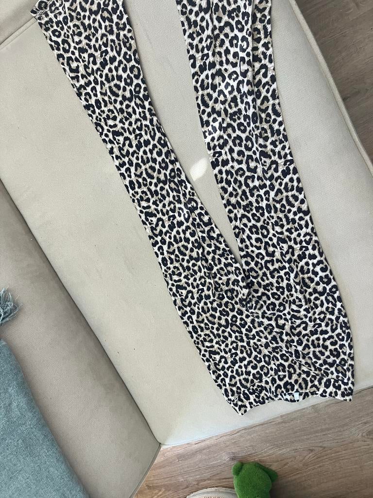 WE Flared Broek met Luipaardprint, Kleding | Dames, Broeken en Pantalons, Overige kleuren, Ophalen of Verzenden, Maat 34 (XS) of kleiner