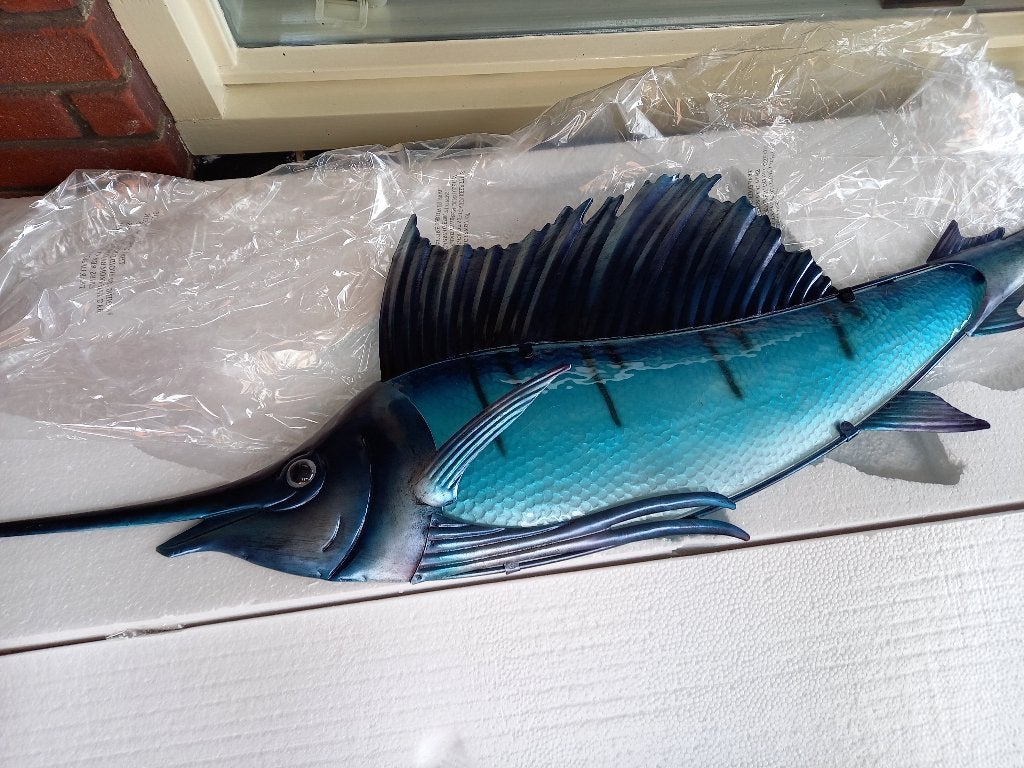 Wand-decoratie Vissen...Baars/Tonijn/Marlijn/Zeilvis...Nieuw, Info@hengelsportleon.nl, Overige typen, Eurocatch, Nieuw