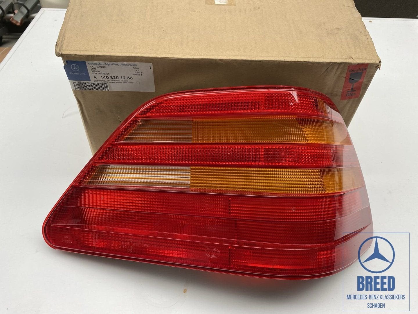 NOS achterlichtglas rechts voor Mercedes-Benz C140, Auto-onderdelen, Verlichting, -, Nieuw, Ophalen of Verzenden, -