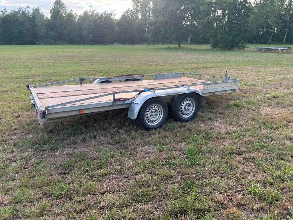 Aanhanger 400x180 inclusief rijplaten, Ophalen, Gebruikt