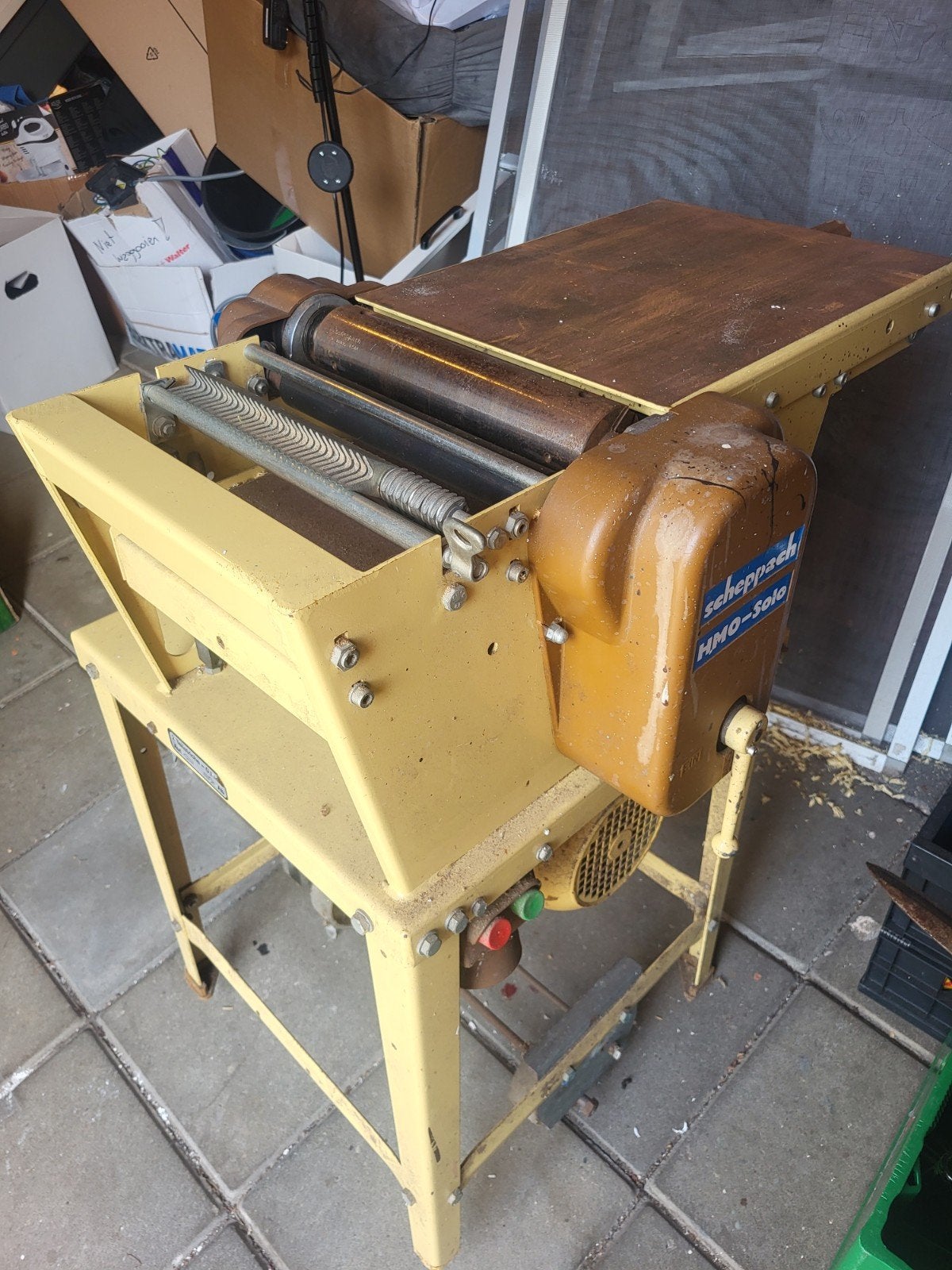 Scheppach Prima HMO Schaafmachine - Vintage Houtbewerking, Ophalen of Verzenden, Gebruikt