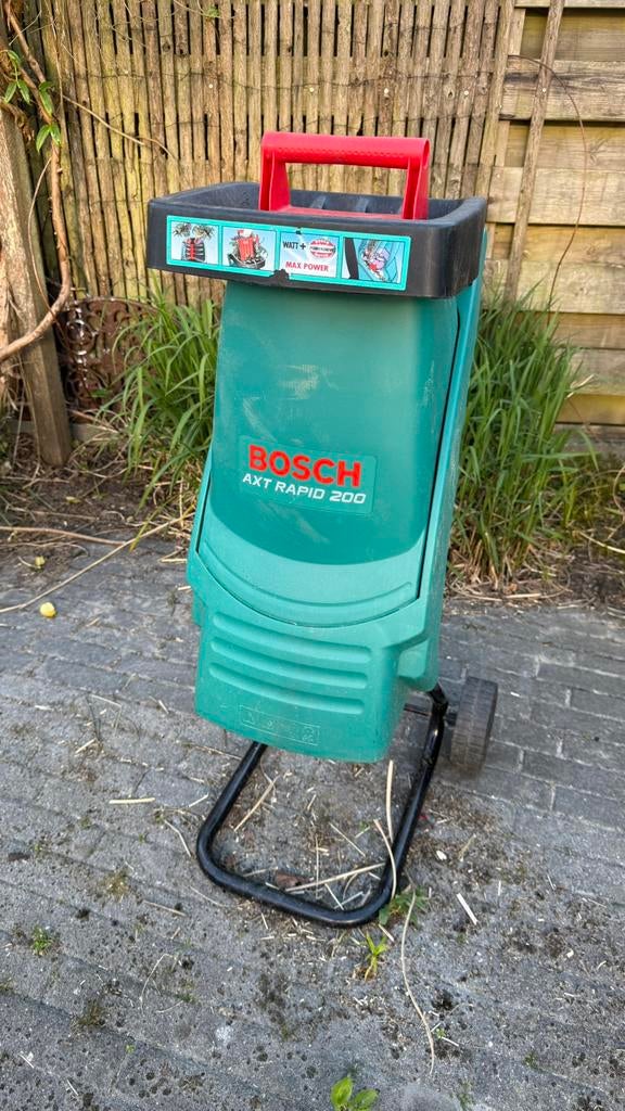 Bosch AXT Rapid 200 Hakselaar - Krachtig en Betrouwbaar, Ophalen, Gebruikt, Elektrisch