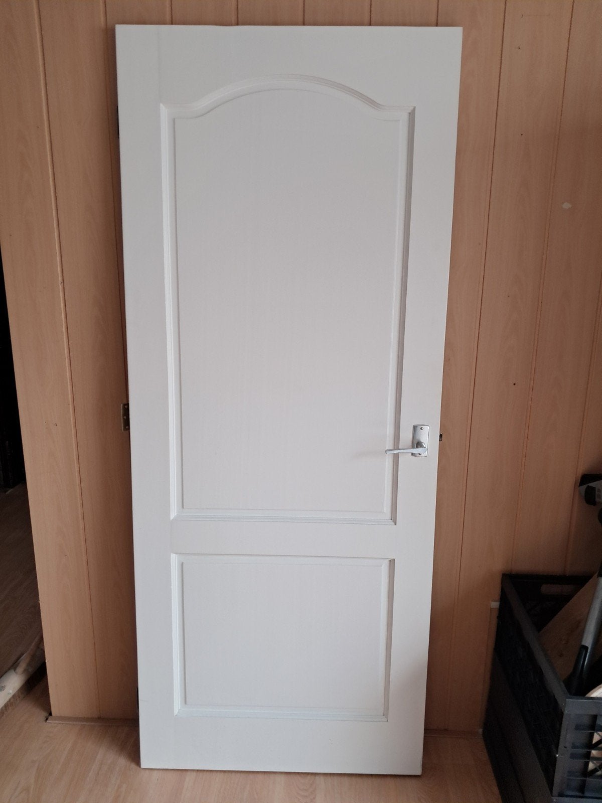 Stompe houten binnendeur, Doe-het-zelf en Verbouw, Deuren en Horren, 80 tot 100 cm, Binnendeur, Ophalen of Verzenden, 200 tot 215 cm