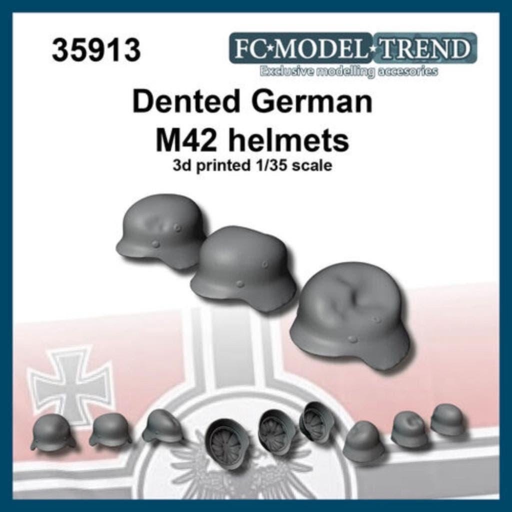 FCM	35913	German dented helmets	1/35, Verzenden, Nieuw, 1:35 tot 1:50