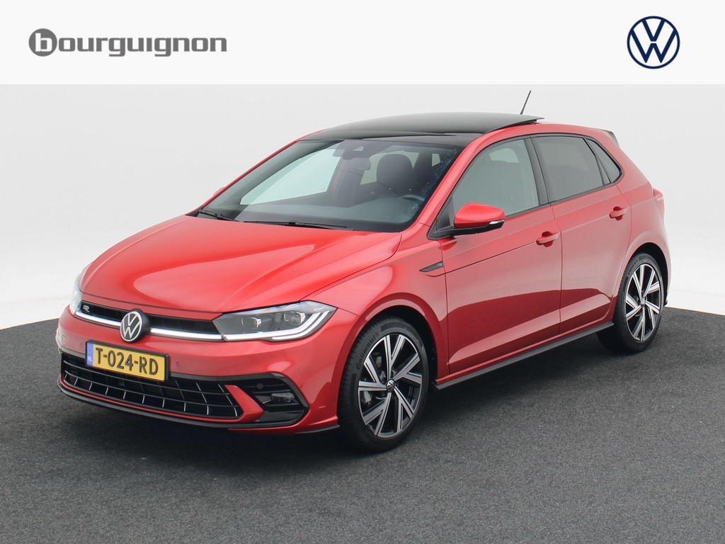 Volkswagen Polo 1.0 TSi R-Line | Full LED IQ | Panoramadak |, Voorwielaandrijving, Stof, Gebruikt, 49 €/maand