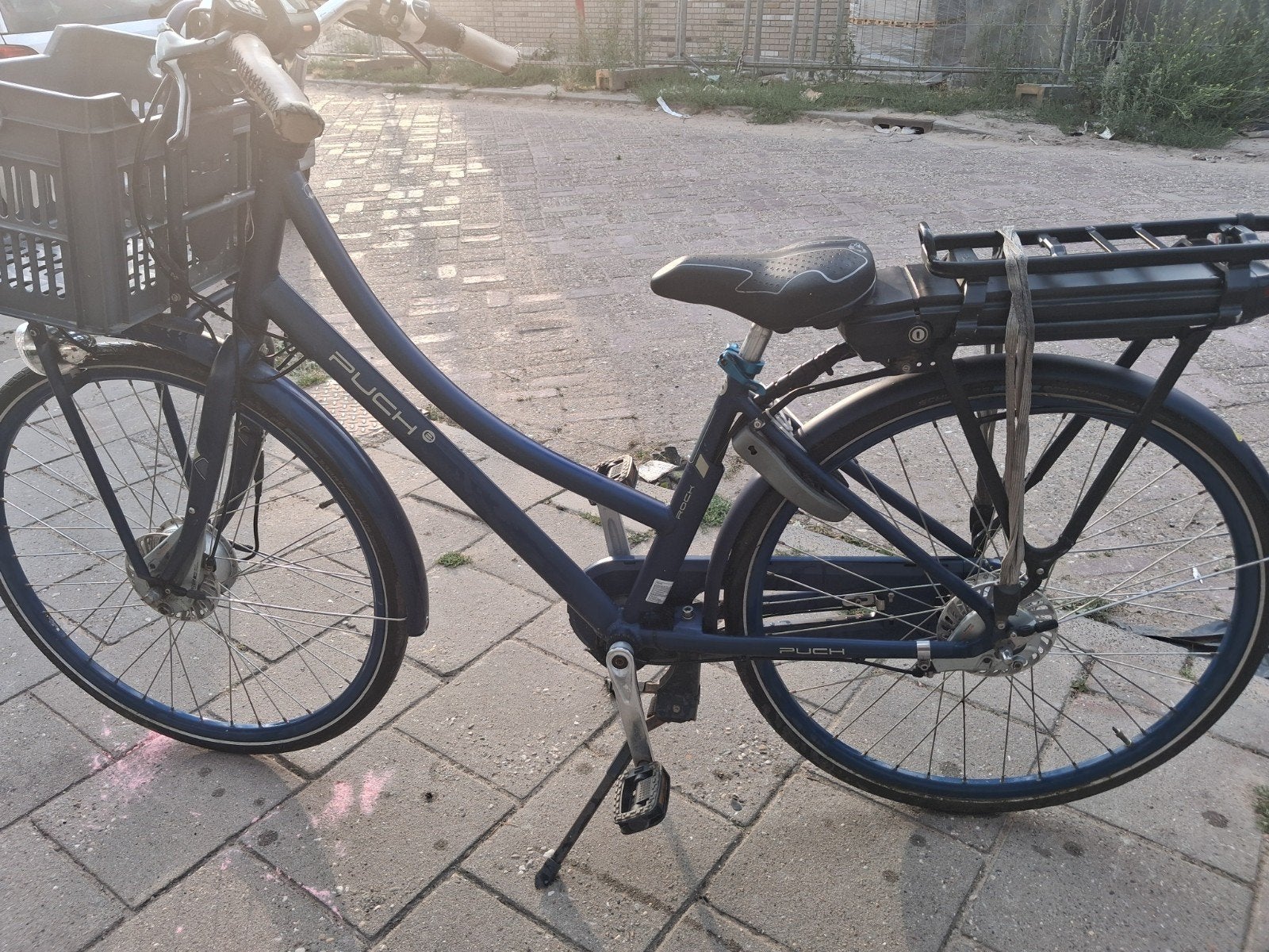 Puch E-bike met voorwielmotor en mand, Ophalen, Zo goed als nieuw, Overige merken