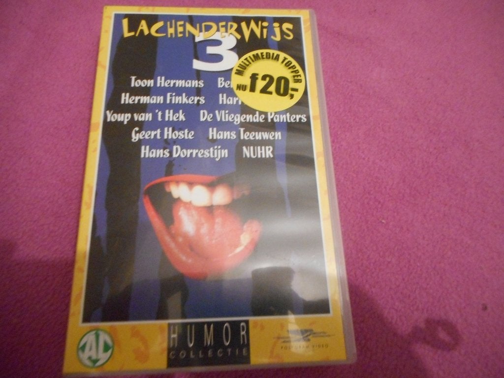 LACHENDERWIJS Deel 3! De Leukste Cabaret Sketches Op VIDEO!, Cd's en Dvd's, Alle leeftijden, Ophalen of Verzenden, Zo goed als nieuw