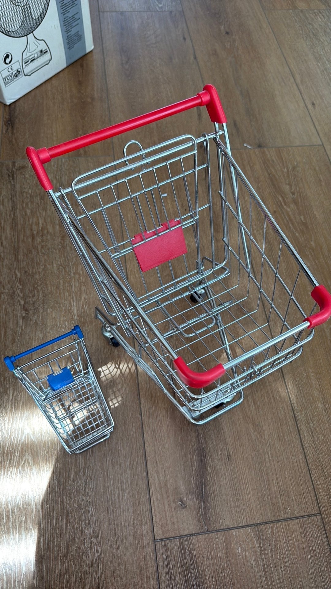 Mini winkelwagentjes - decoratie of speelgoed, Ophalen of Verzenden, Gebruikt