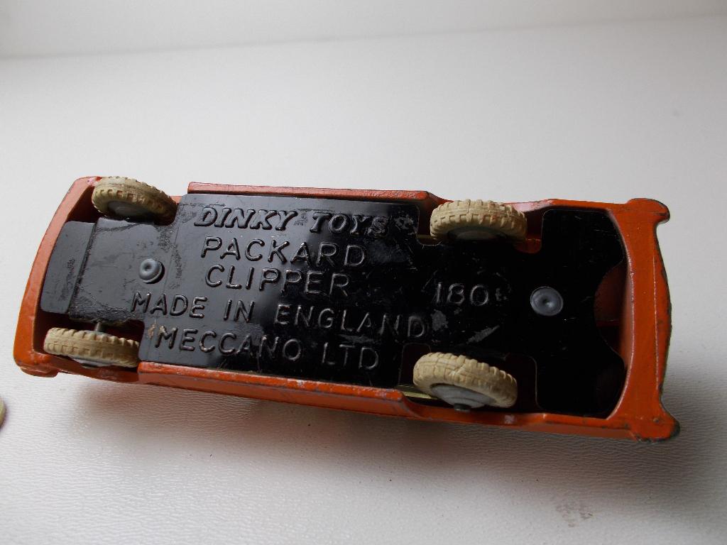 1958 Dinky Toys 180 PACKARD CLIPPER SEDAN (Bijgewerkt.), Ophalen of Verzenden, Gebruikt, Auto, Dinky Toys
