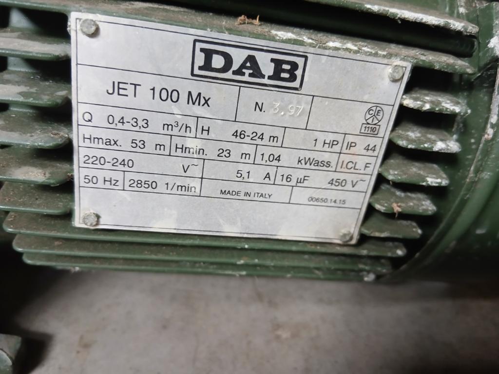 Dap hydrofoor pomp  voor onderdelen de motor werkt goed, Ophalen of Verzenden, Gebruikt, Beregeningspomp