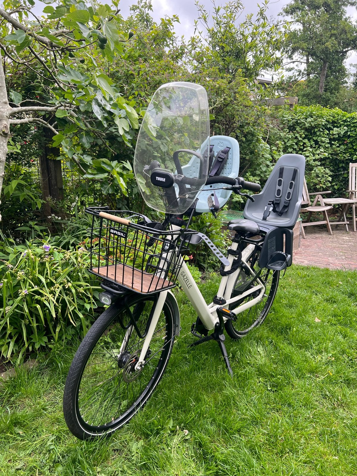 Gazelle Bloom C7 L53 Ivory White met accessoires, Fietsen en Brommers, Fietsen | Dames | Damesfietsen, Ophalen, Velgrem, Versnellingen