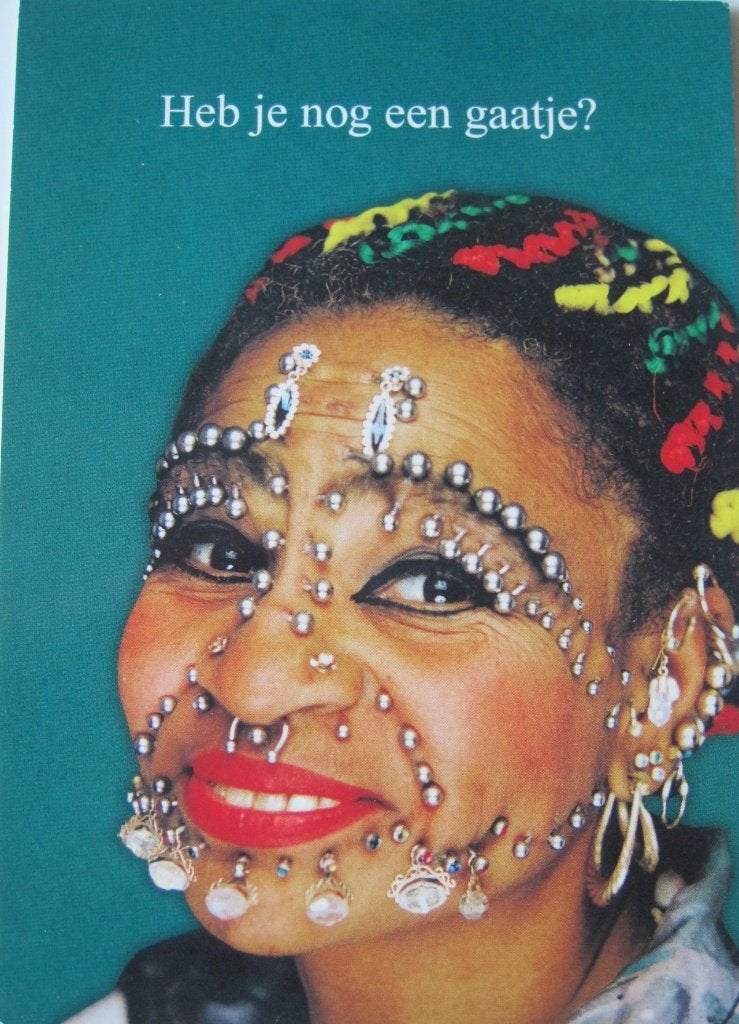 Boomerang - kampioen aantal piercings - Elaine Davidson, Verzenden, 1980 tot heden, Ongelopen, Overige thema's