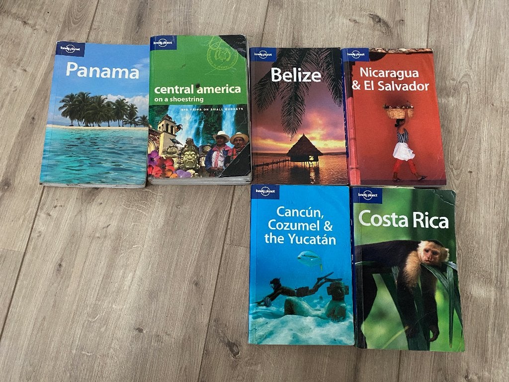 Lonely Planet Reisgidsen Midden-Amerika (6 stuks), Boeken, Gelezen, Lonely Planet, Ophalen of Verzenden, Reisgids of -boek