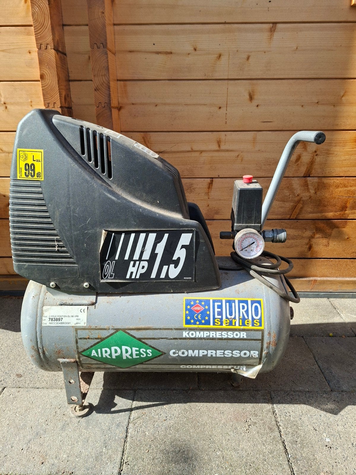 Airpress Euro Series Compressor 1.5 HP, Ophalen, Gebruikt
