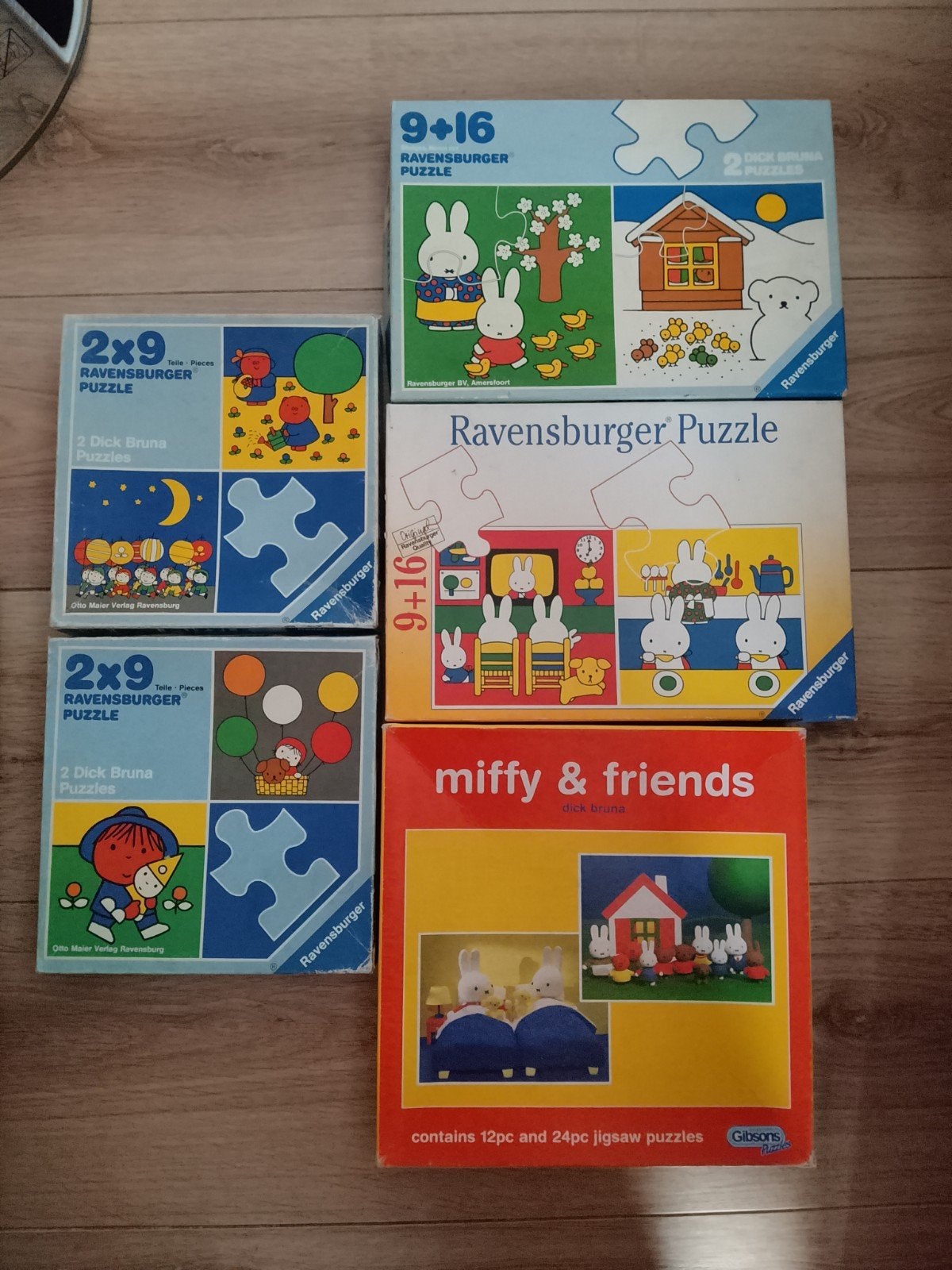 Dick Bruna / Nijntje Puzzels - Ravensburger & Gibsons, Ophalen of Verzenden, 10 tot 50 stukjes, Gebruikt, 2 tot 4 jaar