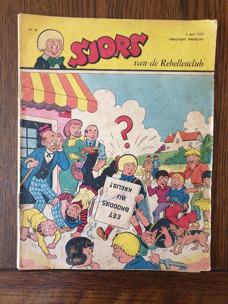 Sjors van de Rebellenclub 1959 deel 1, Verzenden, 1940 tot 1960, Tijdschrift