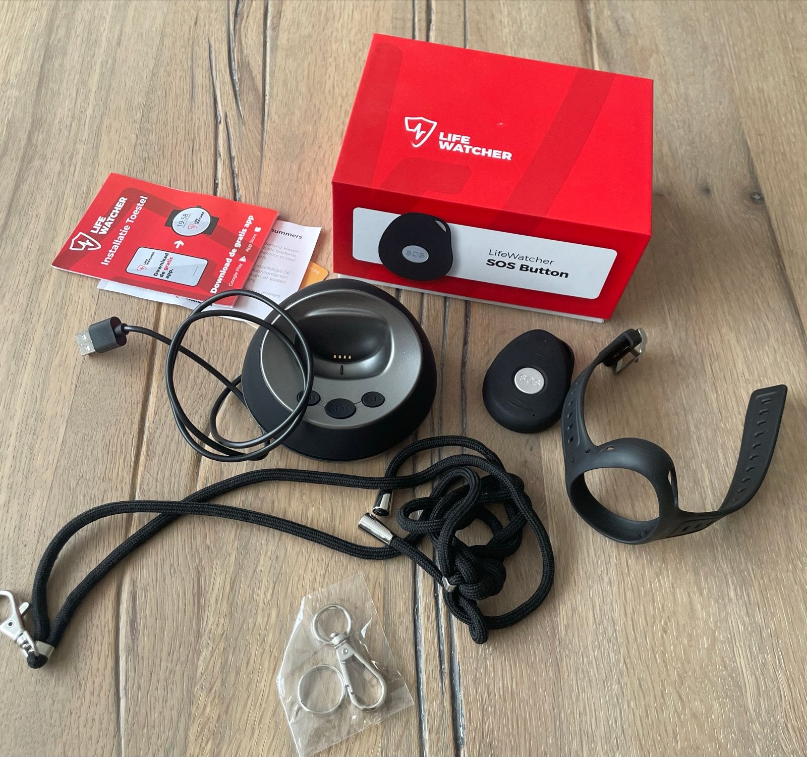 LifeWatcher SOS Button Pro 4G - Noodknop met GPS, Diversen, Ophalen of Verzenden, Zo goed als nieuw
