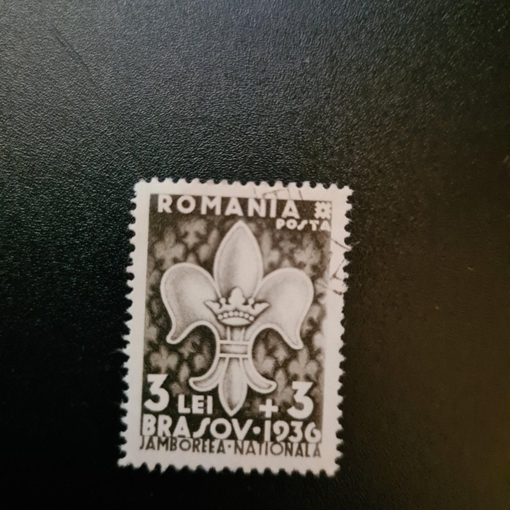 1936 Roemenië Scouting padvinderij jamboree (mi 517), Verzenden, Gestempeld, Overige thema's
