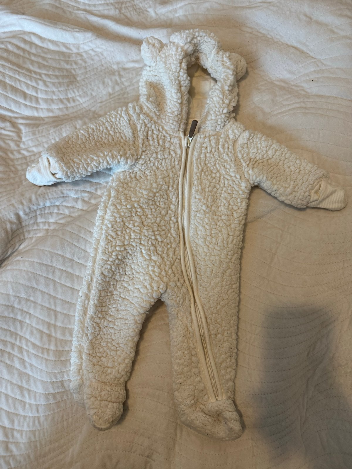 H&M teddy pakje maat 56, 2 VOOR 20, Kinderen en Baby's, Babykleding | Maat 56, Ophalen of Verzenden, Zo goed als nieuw, Jongetje of Meisje