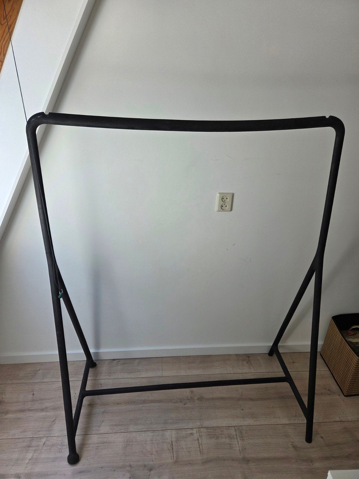 Kledingrek zwart Ikea Turbo, Kleding | Dames, Kledingrekken, Ophalen, Met wielen, Zo goed als nieuw