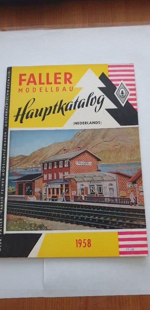 0630 faller catalogus 1958, Overige merken, Wisselstroom, Gebruikt, Verzenden