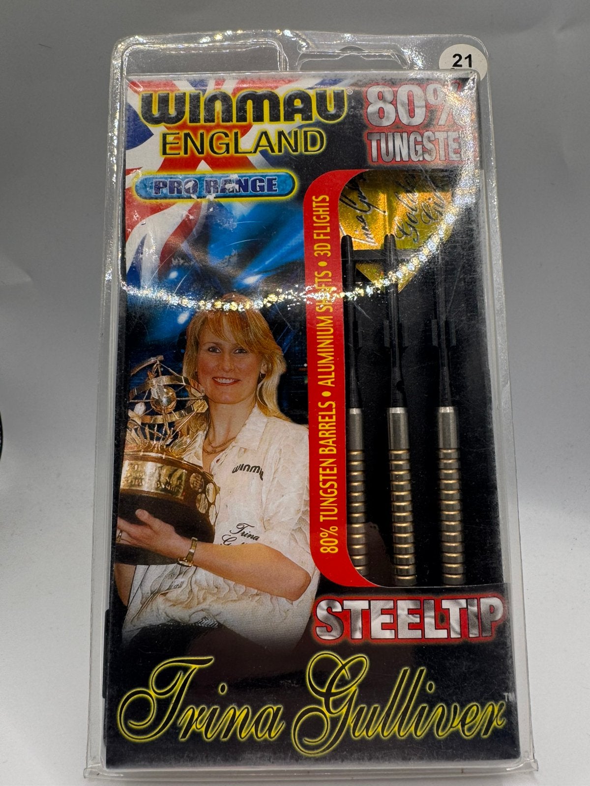 Winmau Irina Gulliver 21 Gram Dartpijlen, Sport en Fitness, Darts, Ophalen of Verzenden, Zo goed als nieuw, Nvt, Pijlen