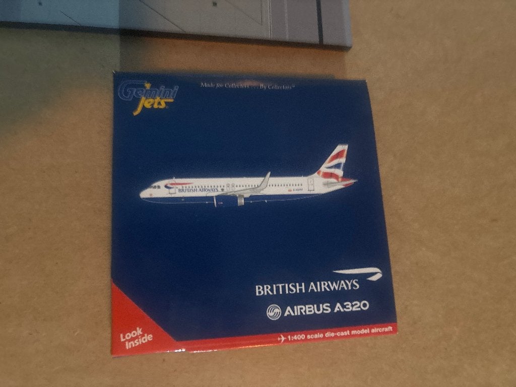 1/400 a320 British airways geminijets, Verzenden, Zo goed als nieuw, Schaalmodel