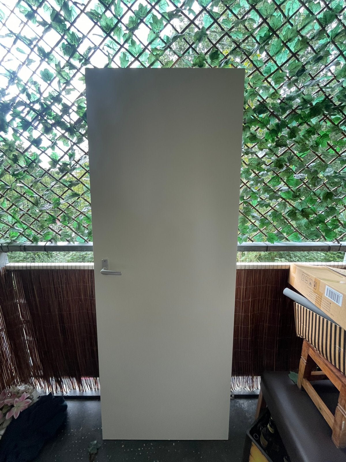 Binnen deur, Ophalen, Kunststof, Gebruikt, 80 tot 100 cm