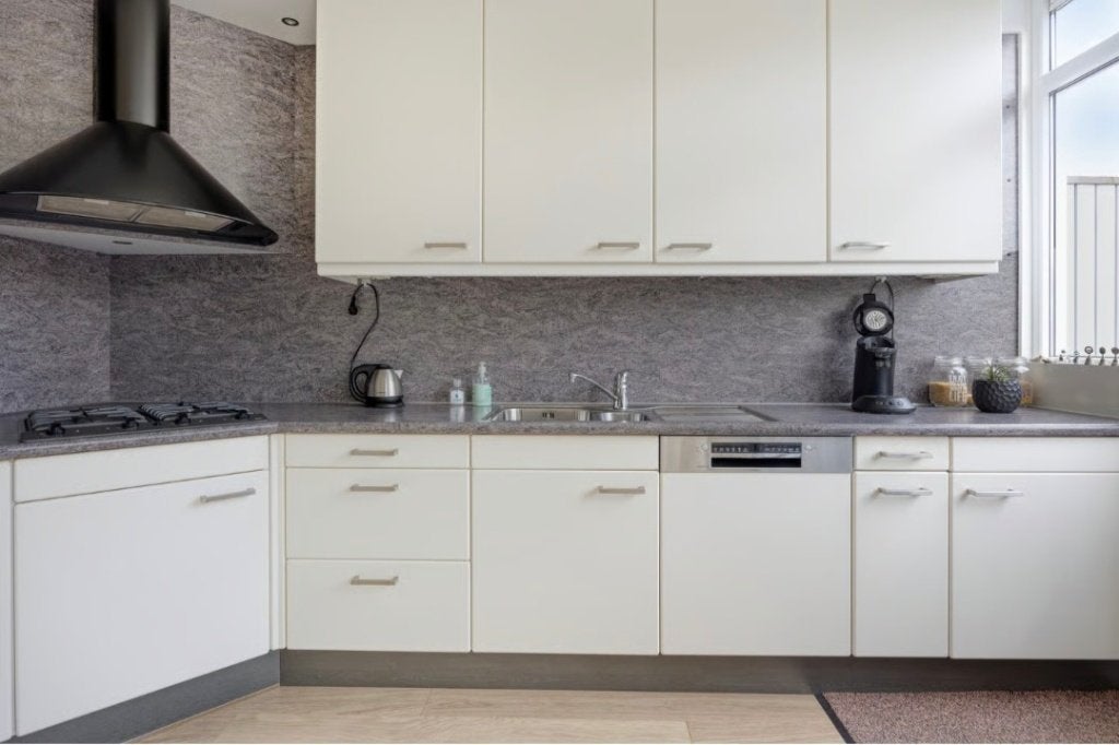 Hoekkeuken, Huis en Inrichting, Keuken | Complete keukens, Ophalen, Gebruikt, Hoekkeuken, Kunststof
